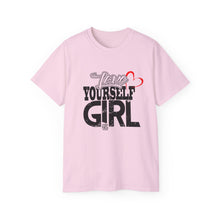 Load image into Gallery viewer, Love Yourself Girl Unisex Jersey Tee - Empowering Positive Message T-Shirt
