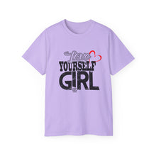 Load image into Gallery viewer, Love Yourself Girl Unisex Jersey Tee - Empowering Positive Message T-Shirt
