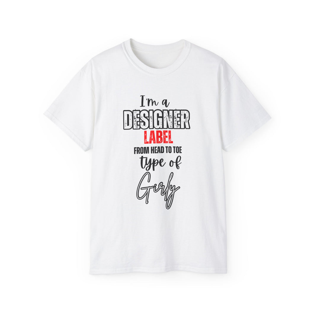 Girly Designer Unisex Ultra Cotton Tee | All Things Girly T-Shirt