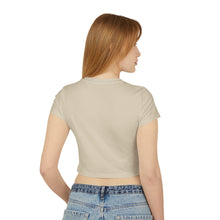 Load image into Gallery viewer, College Girlie Women&#39;s Baby Tee - Trendy Crop Top for Students, College Apparel, Back to School Fashion, Casual Wear, Girly Graphic Tee
